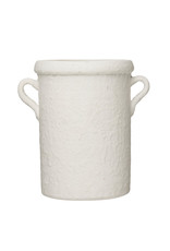 Terracotta Distressed Coarse Terracotta Crock with Handles