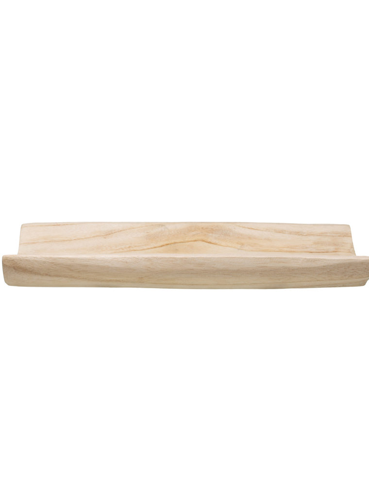 Paulownia Paulownia Wood Curved Tray