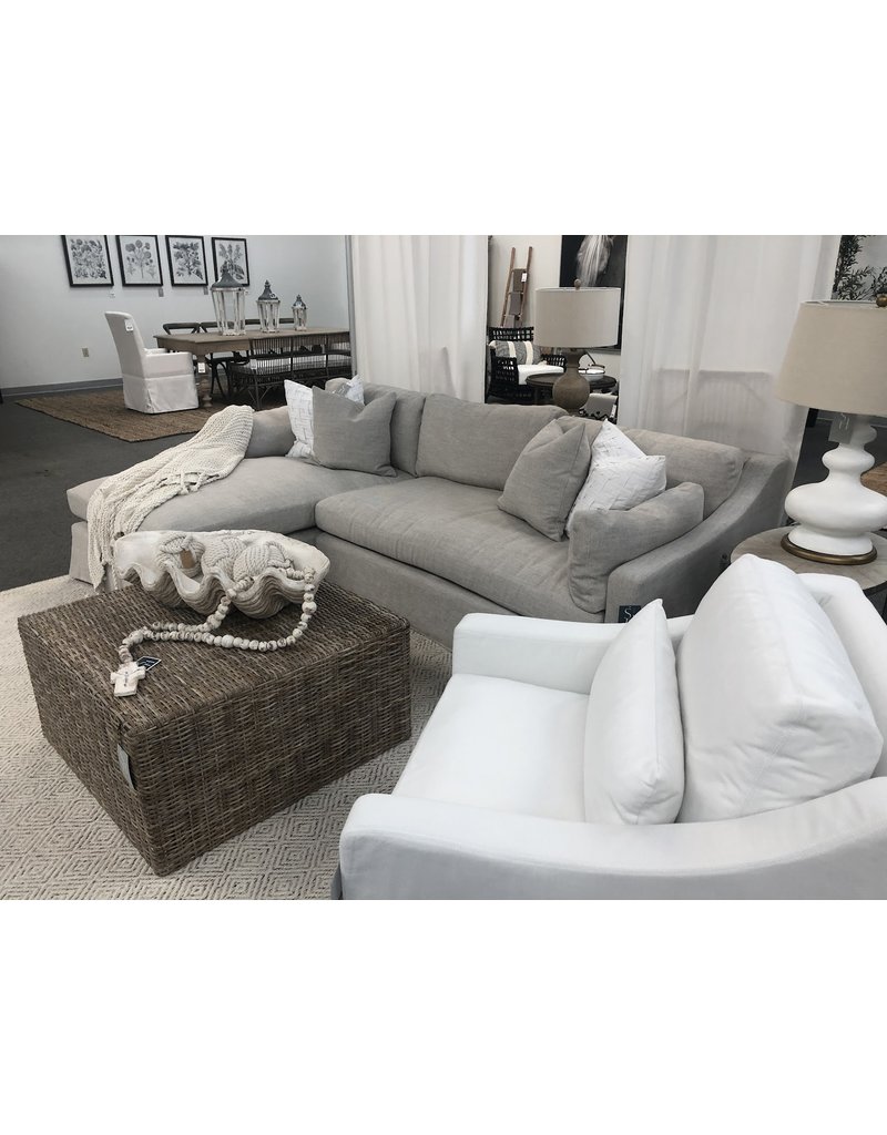 Montrose Montrose Sectional in (Linen KW) with Left Chaise & Right Love Seat