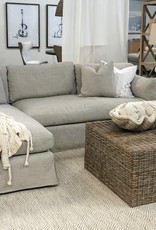 Montrose Montrose Sectional in (Linen KW) with Left Chaise & Right Love Seat