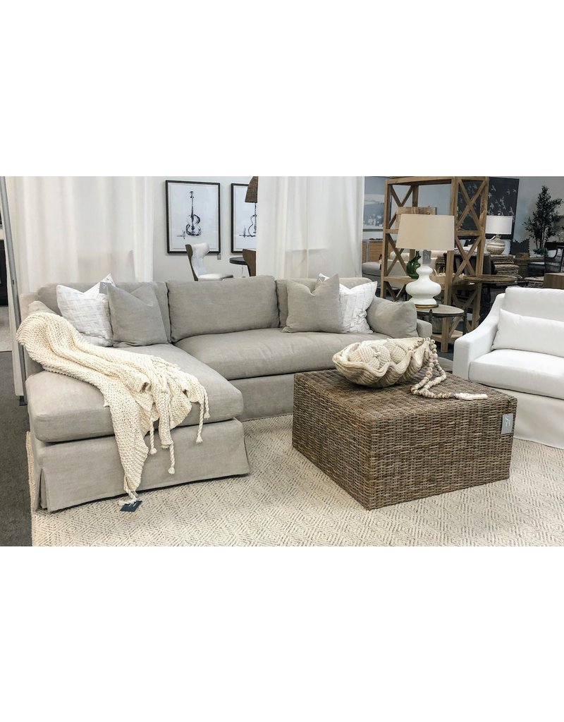 Montrose Montrose Sectional in (Linen KW) with Left Chaise & Right Love Seat