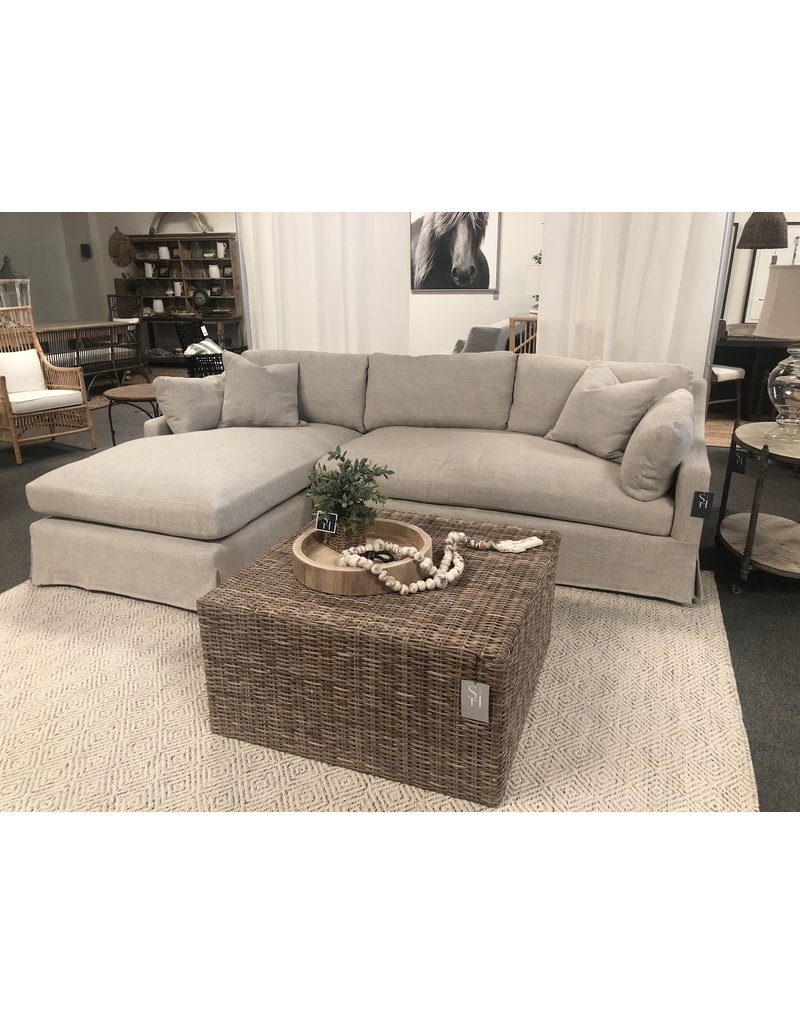 Montrose Montrose Sectional in (Linen KW) with Left Chaise & Right Love Seat