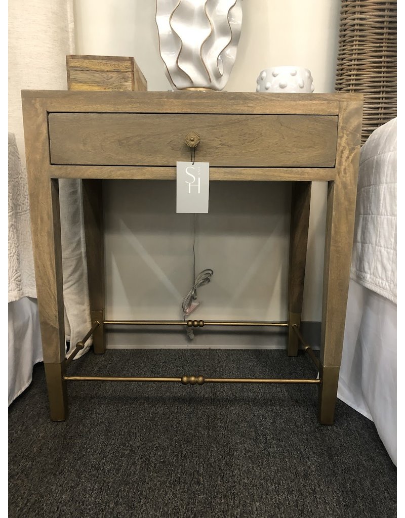 Maslyn Maslyn Side Table, Light Tobacco