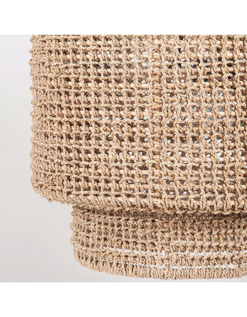 Sultan 25" Sultan Woven Manila Rope Chandelier