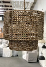 Sultan 25" Sultan Woven Manila Rope Chandelier
