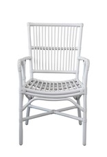 Handmade Rattan Chair - White