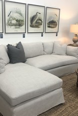 Montrose Montrose Sectional in (Linen KW) with Left Chaise & Right Love Seat