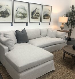 Montrose Montrose Sectional in (Linen KW) with Left Chaise & Right Love Seat