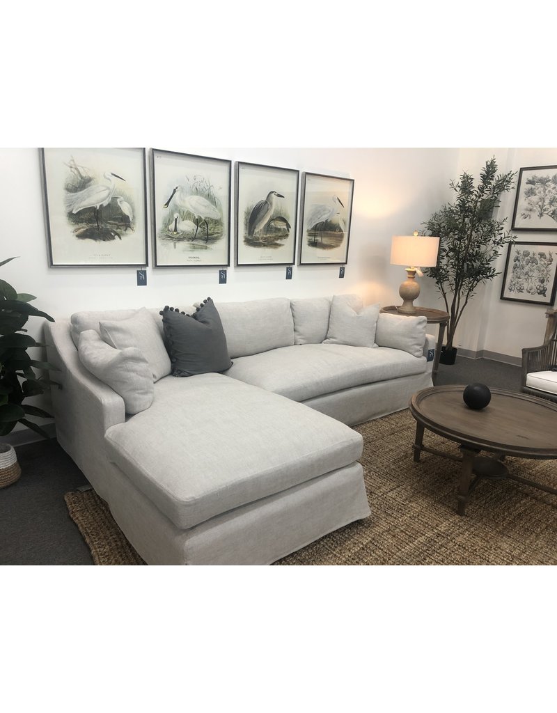 Montrose Montrose Sectional in (Linen KW) with Left Chaise & Right Love Seat