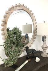 Mango Mango Wood Framed Wall Mirror Whitewashed