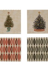Deck The Halls Square Safety Matches with Christmas Tree Matchbox, 2 Styles, EACH