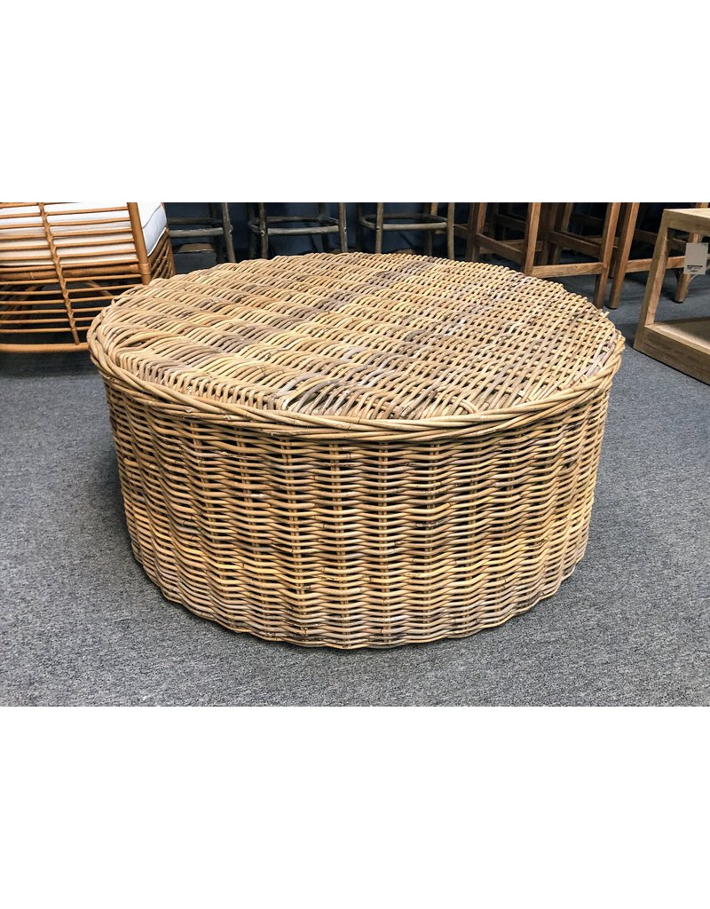 Seascape Seascape Driftwood Rattan Round Coffee Table