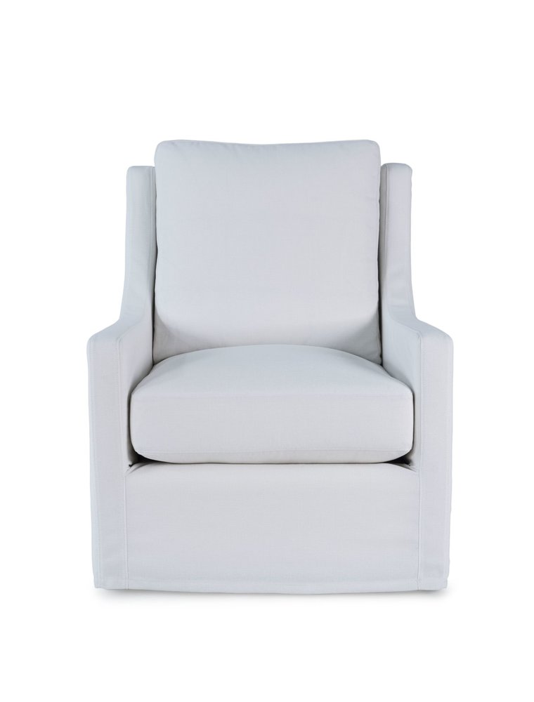 Bret Bret Swivel Chair, Lifestyle Chalk