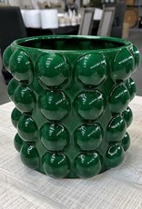 Green Planter with Raised Dots
