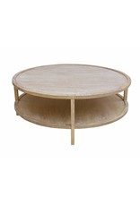 Southern Sky Taylor 48" Round Coffee Table - Light Wood
