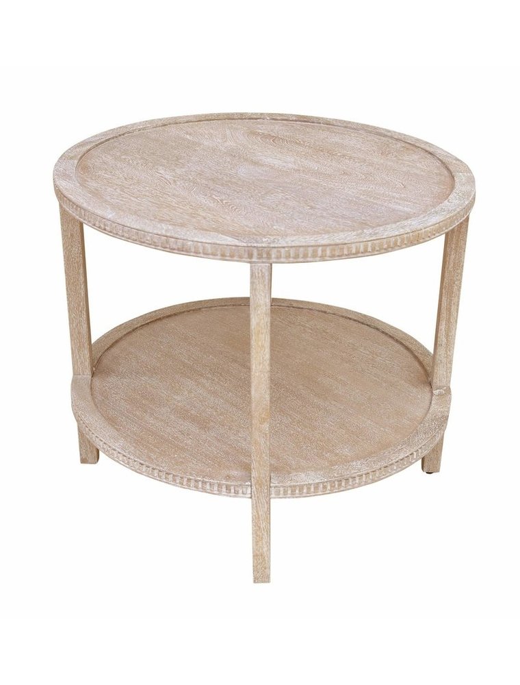 Taylor Taylor Round Side Table, Light Wood