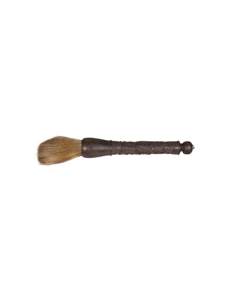 Lily's Living Inc 15" Wooden Calligraphy Brush W/ Carved Dragon