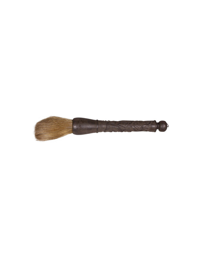 Lily's Living Inc 15" Wooden Calligraphy Brush W/ Carved Dragon