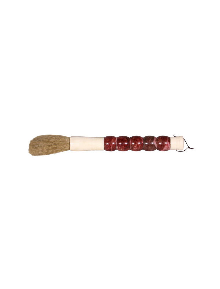 Lily's Living Inc Rustic Red Jade Ring Calligraphy Brush