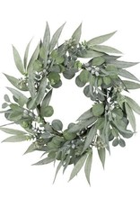 24" Dia Mixed Eucalyptus Wreath