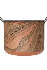 Metal Bucket Large Pink, (EACH)