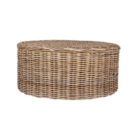 Seascape Seascape Driftwood Rattan Round Coffee Table