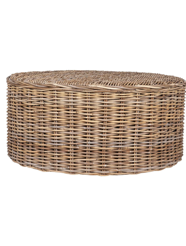 Seascape Seascape Driftwood Rattan Round Coffee Table