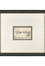 Wendover Art Whistlers Fishing Village V,  Size 19"w x 17"h