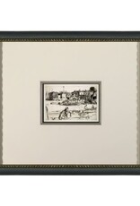 Wendover Art Whistlers Fishing Village II,  Size 19"w x 17"h