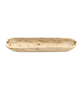 Paulownia Decorative Paulownia Wood Bowl Rectangle