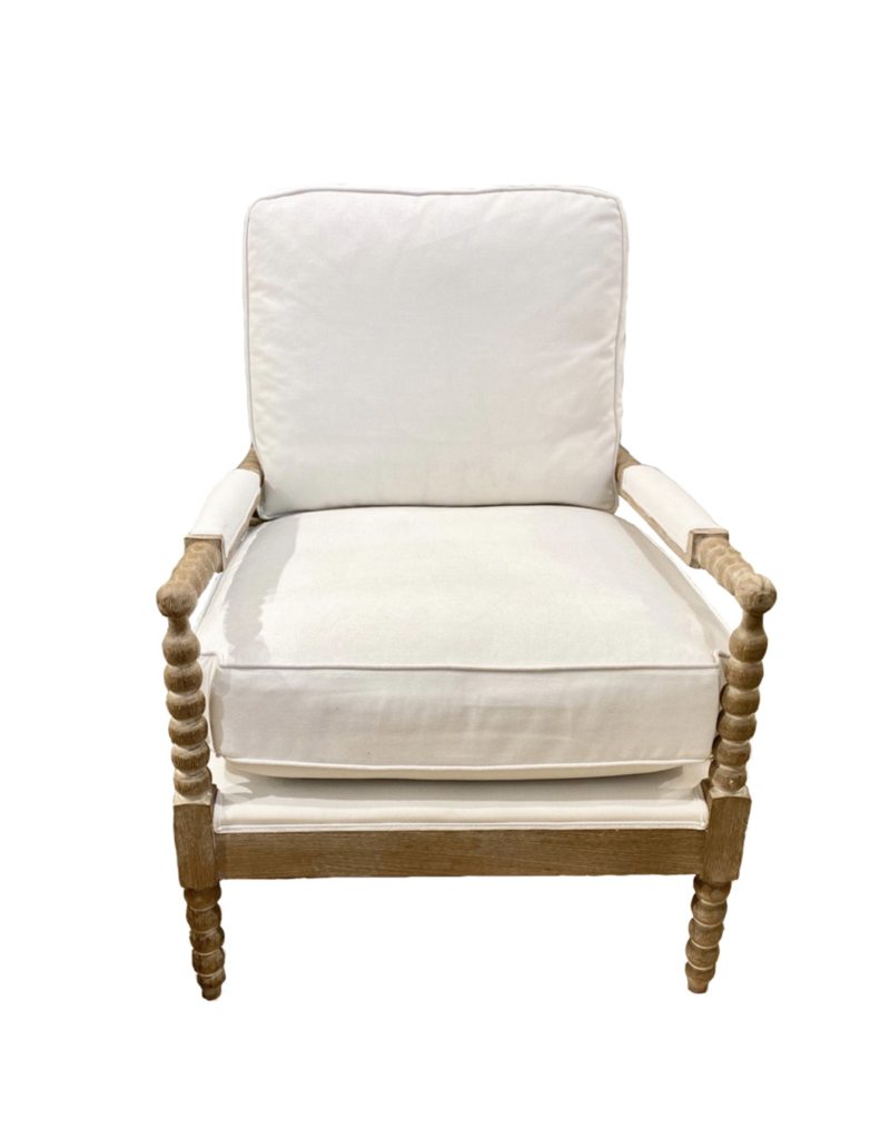 Spindle Spindle Chair (Burnt Oak Grey, Lifestyle Chalk)