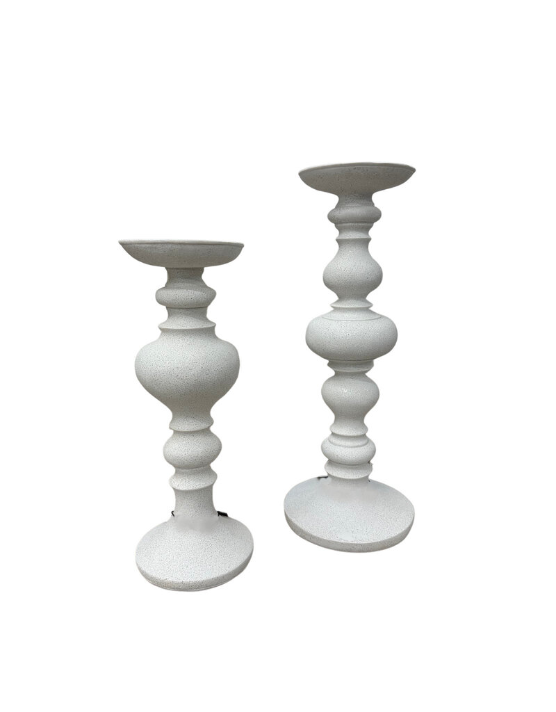 Small White Candle Stick (Design B)