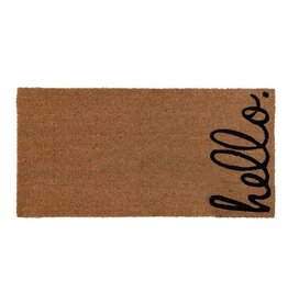 Bits & Bobs Hello Natural Coir Doormat