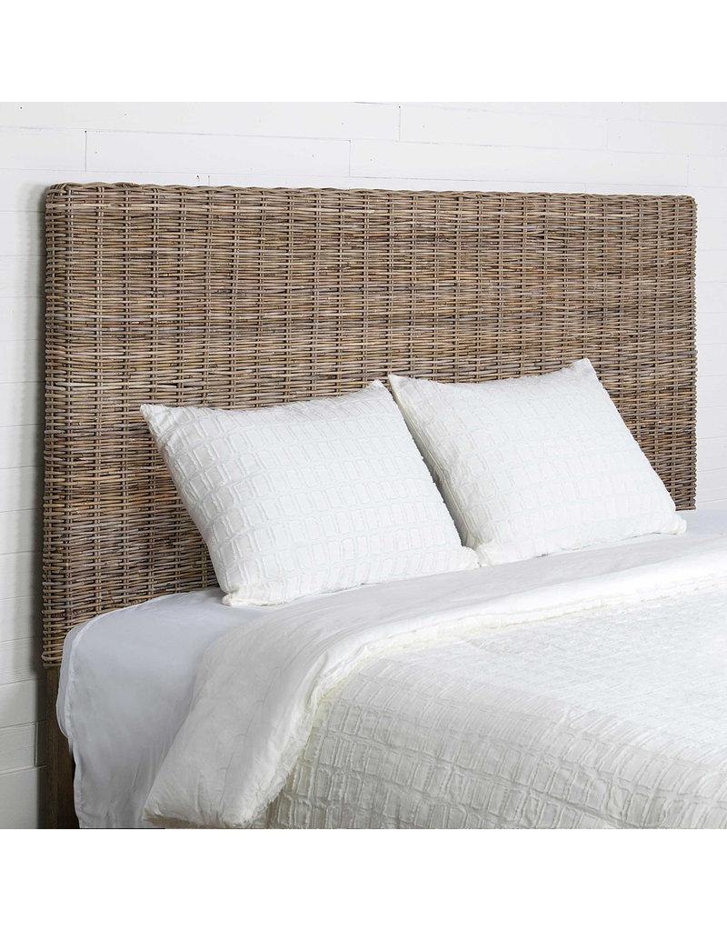 Seascape Seascape Driftwood Rattan Headboard - Queen