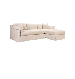 Montrose Montrose Sectional in (Linen KW) with Left Chaise & Right Love Seat