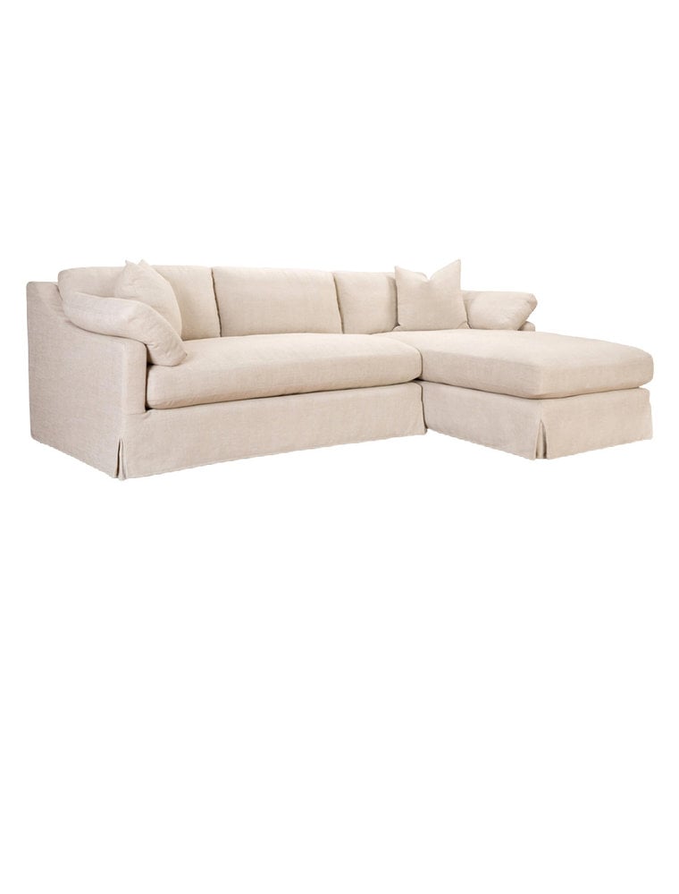 Montrose Montrose Sectional in (Linen KW) with Left Chaise & Right Love Seat