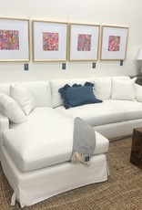 Montrose Montrose Sectional in (Lifestyle Chalk) with Right Chaise & Left Love Seat
