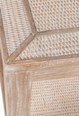 Wythe Wythe Coffee Table with Woven Rattan Inset
