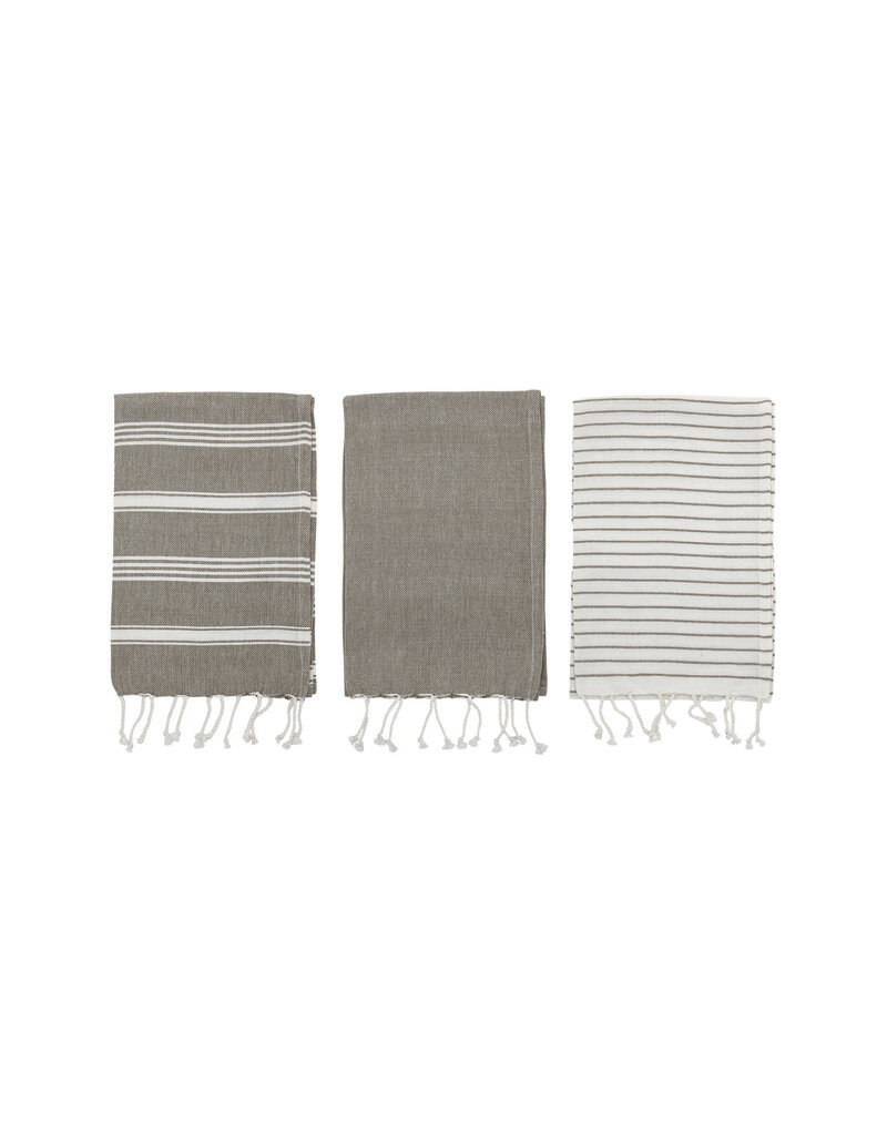 Striped Tea Towels - Set of 3
