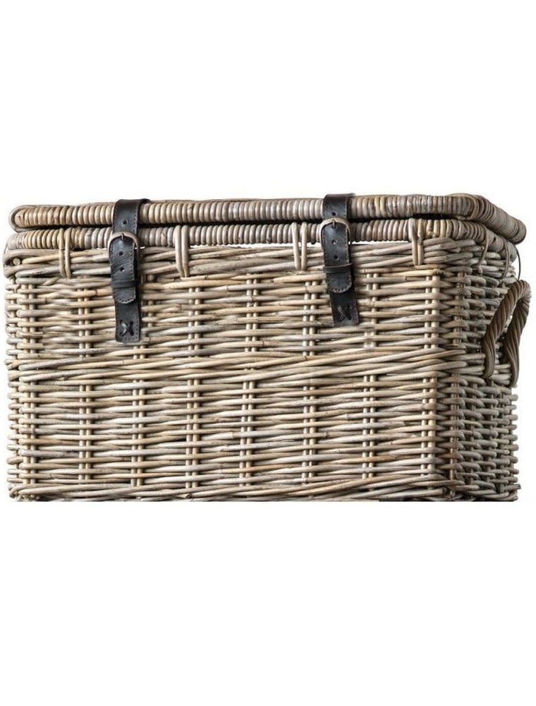 Heirloom Large Basket with Leather Buckle