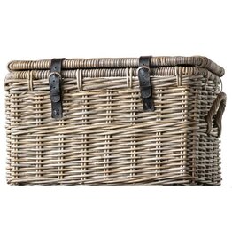 Heirloom Small Basket with Liner & Leather Buckle