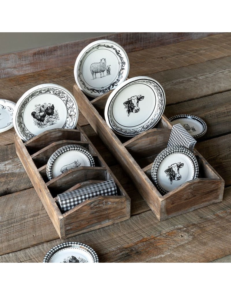Divided Wooden Display Box