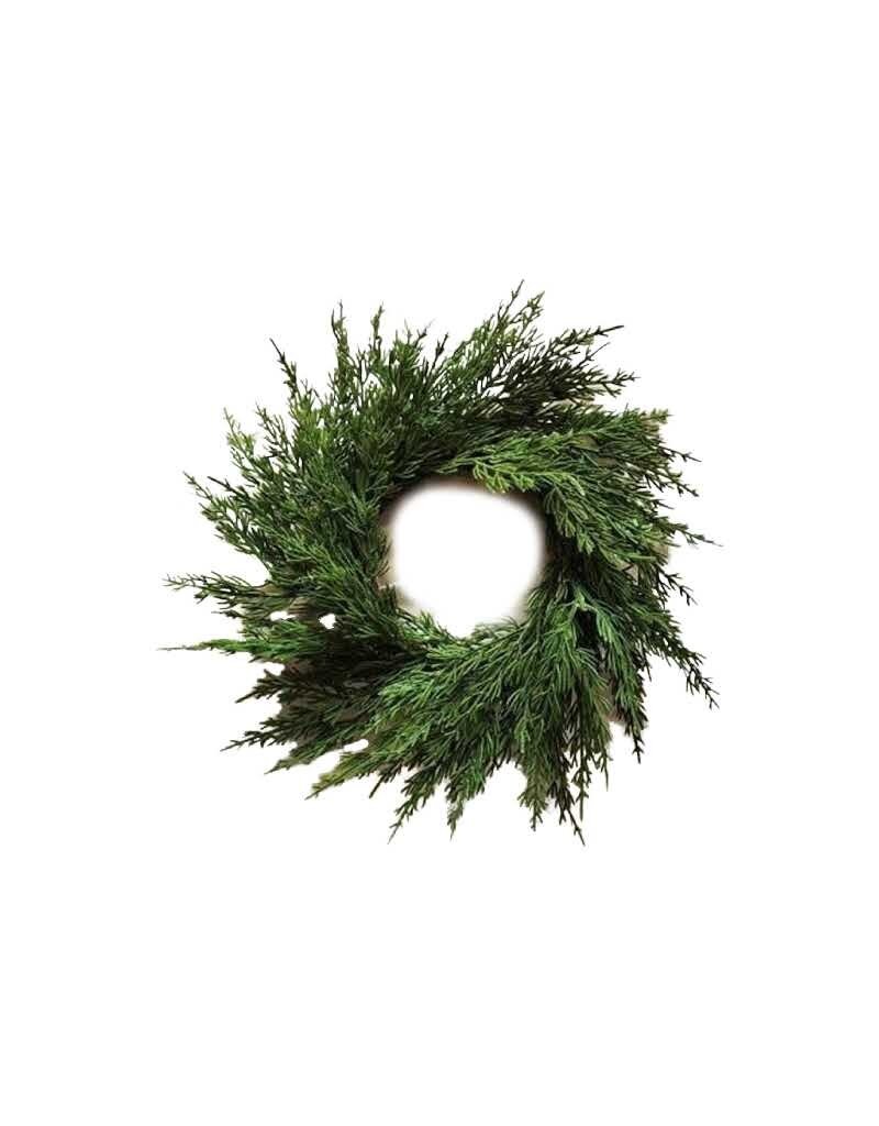 18" Dia Cedar Wreath