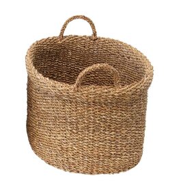 Medium Hand-Woven Basket with Handles
