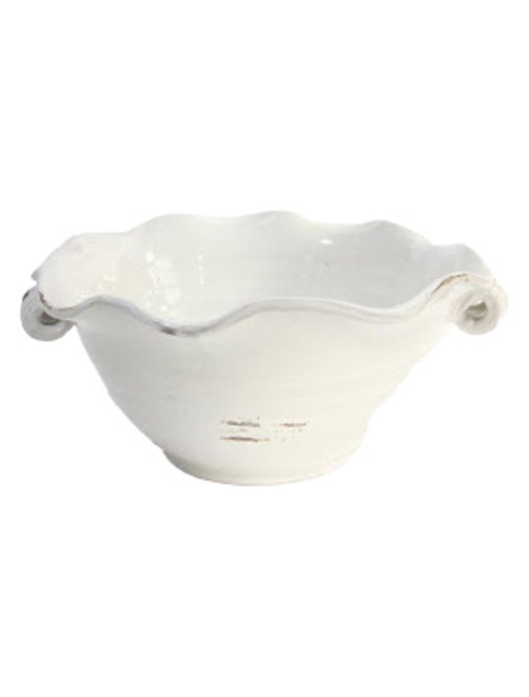 Fluted Fluted White Bowl
