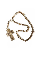 Rustic Essence Large Beads with Cross