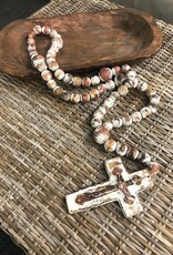 Rustic Essence Large Beads with Cross