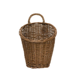 Heirloom Rattan Wall Basket with Handle
