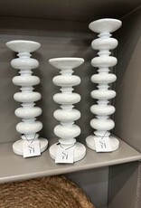 Small White Candle Stick (Design C)