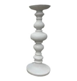 Large White Candle Stick (Design B)